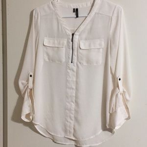 Like New Maurices Cream Top